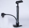 自転車 空気入れ 携帯ポンプ 仏式/英式/米式バルブ対応 大型ゲージ付き 120psi 携帯用 軽量 ミニフロアポンプ ロードバイク/クロスバイク/ママチャリ/MTB用(GM-642)#72523