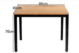 コンパクトデスク 横幅100cm 奥行60cm シンプルワークデスク 組立簡単 パソコンデスク コンパクト机 省スペース 耐荷重 (ナチュラル)#30953
