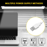 電球 USB LED クールホワイト オン/オフスイッチ LEDライト USB接続式バーライト 自然光 目保護 usb給電#44014