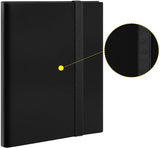 カードファイル 9ポケット 363枚収納 透明PP素材 カードシート 他のカードを集めるコレクションファイル-(ブラック#51966