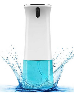 ソープディスペンサー 泡 自動 ハンドソープディスペンサー オート センサー 吐出量2段階調整 250ml 電池式 ハンドソープ 食器用洗剤 キッチン 洗面所などに適用 半透明ボトル 日本語説明書付き#42965