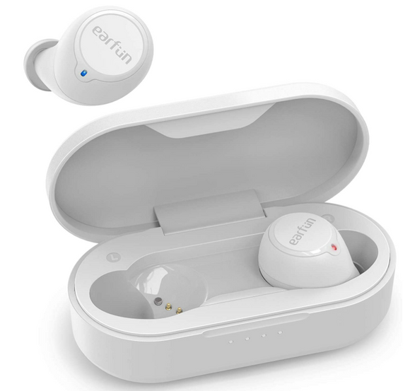 【CES受賞】 ワイヤレスイヤホン Bluetooth 5.0 音量調節 ワイヤレス充電 30時間連続再生 【TWS技術/Airoha MCSync技術/AAC対応/技適＆PSE認証済み】IPX7完全防水 USB-C充電 L/R片耳対応 自動ペアリング ハンズフリー通話 音声アシスト機能 (ホワイト)#50715