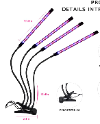 型 植物育成ライト LED植物育成灯 40W 80LEDランプ 全スペクトル 太陽光パネル 4H/8H/12Hタイマー 9つ輝度レベル調整 4灯 育苗ライトled水草ライト 室内観葉植物ライト 水耕栽培用ランプ 植物用ledライト 多肉植物育成ライト 日照不足解消 照射範囲が広い 光合成を促す 低消耗 省エネ 植物成長ランプ リモートコントロール付き#96307