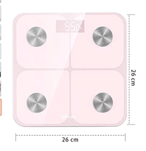 体重計 高精度 スマホでデータ管理 ITO技術 強化ガラス採用 多項指標 iPhone/Androidアプリで管理#44081