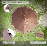 Rock Fortressホットテント 2-6人用ワンポールテント 1本ポール付き ベンチレーション機能 耐水圧3000mm 大型サイズテント ティピーテント ツーリング アウトドア キャンプ コンパクト 撥水 通気 キャンプ用#92438