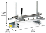 移動製材機 アルミニウム材質 サイズ14"~36" (90cm) 木材切断 まで チェーンソー 補助ツール プランニング材木の切削 木工ツール ポータブル (24")，移動製材機 補助ガイド 20/24/36/48"#89615