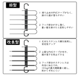 ハンガー ズボン ハンガー パンツ ハンガー 2本セット スラックス ハンガー すべらない 5段 折りたたみ 物干しスタンド 省スペース 縦横両用 滑らない 皺防止 ステンレス 軽量 多機能 360°回転 マルチハンガー ブラック#87229