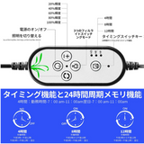 LED 植物育成ライト-3ヘッドで シミュレートされたデイライト 40W あらゆる種類の室内植物に適したフルスペクトルライト USB給電式植物成長促進ライト 4/8/12Hタイミング機能 5段階調光 360°調整可能なオリエンテーション 屋内栽培用ライト 防水多肉植物培養ライト野菜、花、植物などの園芸栽培に適しています#91496