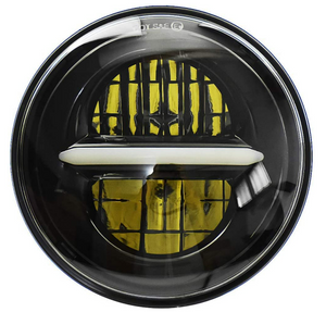 5.75インチ LED ヘッドライト DRL付き 純正交換 高輝度 Harley Sportster Softail Touring用#79880