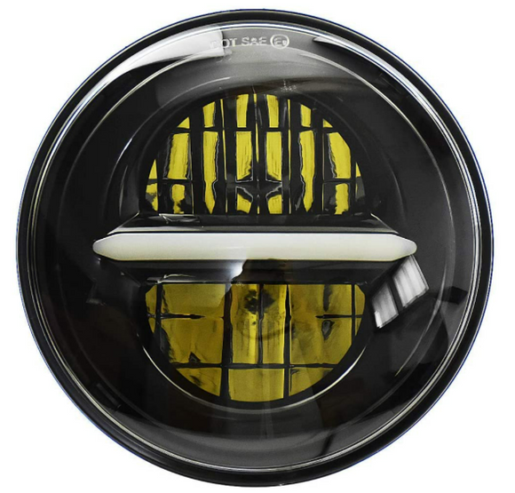 5.75インチ LED ヘッドライト DRL付き 純正交換 高輝度 Harley Sportster Softail Touring用#79880