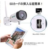 防犯カメラ 屋外 監視カメラ wifi 300万画素 ネットワークカメラ ipカメラ ワイヤレス 双方向音声 wifi強化 暗視撮影 防水 SV3C #92526