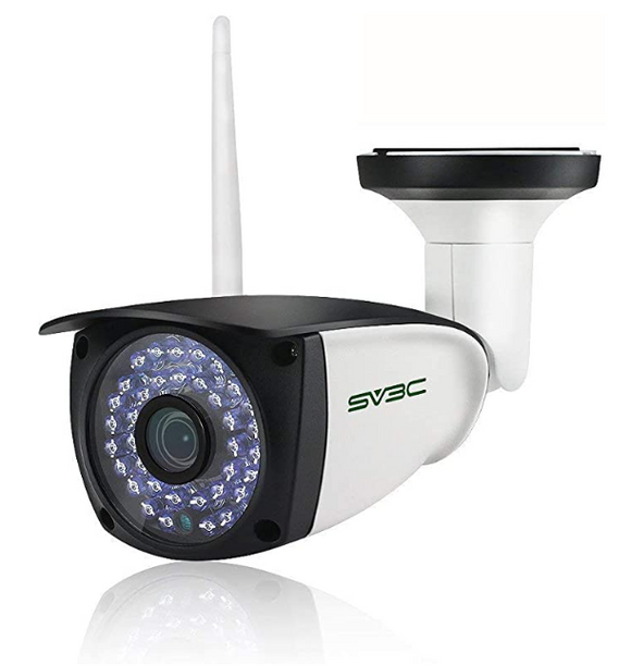 720P 防犯カメラ 屋外用 Wifi IPカメラ ネットワークカメラ ワイヤレス 夜間撮影 動体検知機能 遠隔操作対応 IP66防水 SDカード録画 最大128GB対応 ios/Android/Tablets/Windows PC対応 #85013
