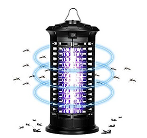 電撃殺虫器 電撃殺虫機 電気蚊取り器 UV光源誘引式捕虫器 寝室/居間/台所/玄関/居間/オフィス/飲食店などに適用 吊り下げ式＆据え置き式両用 超静音 蚊対策 蚊駆除 #25903