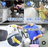 散水ホース 伸縮ホース 伸びるホース 洗車ホース10種類散水パターン マジックホース 泡たて 銅素材 水漏れ防止 収納便利 耐久性5m→15m 園芸 洗車 ベランダ・庭・ブルー掃除用 一年安心保証#62218