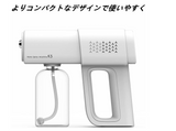 噴霧器 自動 電動噴霧器 充電式 380ml 噴霧距離1~1.5 mナノレベル 霧化スプレー コードレス噴霧器 小型で軽量 バッテリー容量2000mAh 家庭/学校/工場#89993