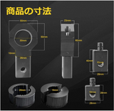 バイクステー 取り付けステー パイプ挟み込み型 360度回転 調節可能 固定器具 径15mm〜30mmのパイプ Samman ブラケット 穴あけ不要 取付簡単 フォグランプステー ライトバー 作業灯汎用 2個セット#90934