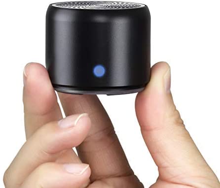 A106 ポータブル ミニ ワイヤレス Bluetooth スピーカー 【12時間連続再生/IP67防水規格/超小型/コンパクト/パッシブラジエータ搭載/強化された低音/車載、風呂用/メーカー 付き/多言語取扱説明書】(ブラック)#72053