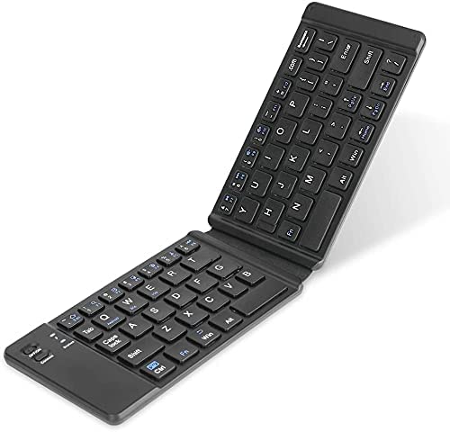 Achort折り畳みキーボード タブレットキーボード Bluetoothキーボード スマホキーボード 互換性あり 超軽量 薄型 ワイヤレスキーボード ミニキーボードAndroid/Windows/iOS/ipadに対応 コンパクト#79317