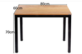 コンパクトデスク 横幅100cm 奥行60cm シンプルワークデスク 組立簡単 パソコンデスク コンパクト机 省スペース 耐荷重 (ナチュラル）#30953