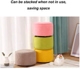 ファブリックソファFootStool無垢材ロースツール靴交換スツール北欧クリエイティブスモールフットレストリビングルームスツール（緑）#61491