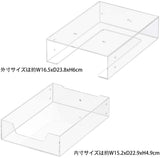 取り付け引き出し デスク下収納ボックス 机下収納引き出し 両面テープ付き ネジ付き アクリル製 小物入れ 卓下式収納ケース 引き出し隠し（透明）#64604