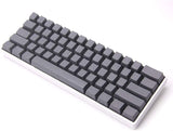 キーキャップ ピュアカラー Cherry MX スイッチ メカニカルキーボード用 キープーラー付き (61キー, ピュアグレー)#	69320