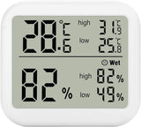 デジタル温度計湿度モニター℃＆Homeホーム温室の最大最低記録#82504