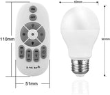 LED電球 4個セット タイマー機能付き リモコン9W 調光調色( 昼光色 昼白色 電球色)80W白熱電球形相当,テーブルランプ、天井シャンデリアに最適，常夜灯 広配光タイプ 省エネ#88816