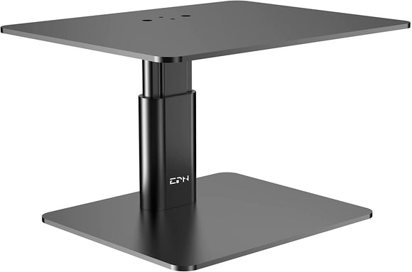 モニター台 モニタースタンド ディスプレイ台 11cm~17cm 高さ調節 耐荷重15kg 金属製 安定 机上台 液晶モニター台 ディスプレイスタンド パソコン台 卓上 組み立て 姿勢改善 パソコン周り ブラック (Black)#86807