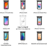 防水ケース スマホ用 Android 携帯 に対応 IPX8 水中 撮影 タッチ可 指紋 顔認証 風呂 水泳 釣り 海 プール 旅行 雨…#85934