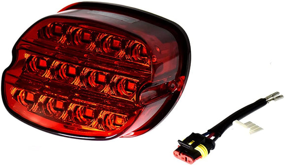 オートバイ ブレーキ テールライト LED 多機能 Harley Dyna Fat Boy Sportster Road Kingに対応#69103