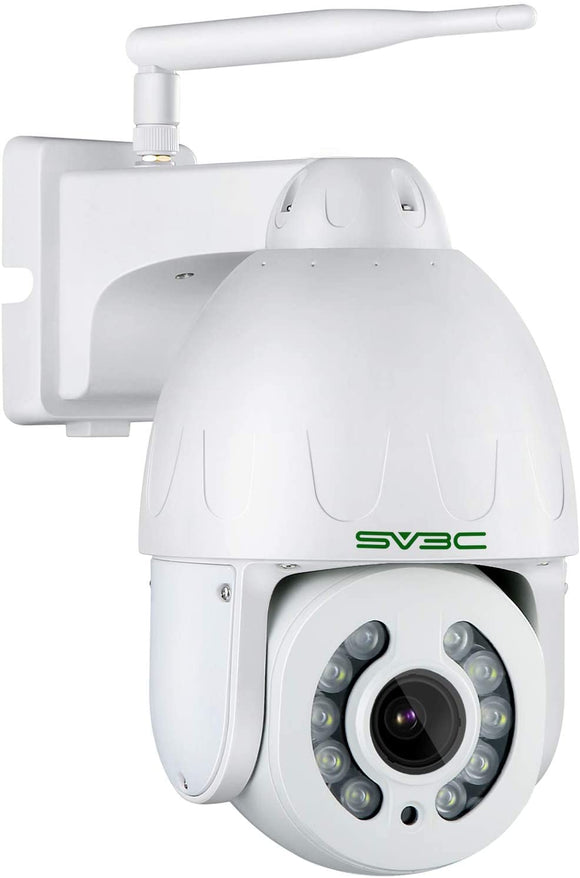 SV3C 防犯カメラ 屋外 500万画素 監視カメラ wifi ワイヤレス 人体検知 自動追跡 PTZ旋回 5倍光学ズーム 夜間カラー撮影 50mまで暗視撮影 IP66防水 双方向音声通話 動体検知 警報通知 遠隔監視 MicroSDカード録画 ネットワークカメラ 日本語アプリ説明書対応#	79896