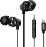 Cヘッドセット 高音質 高解像度 インイヤーType-Cヘッドフォン マイク付きヘッドフォン インイヤーヘッドフォン iPad Pro 2018/MacBook/Air New, ソニーXperia XA2/XZ3/XZ2, Google Pixel#44696