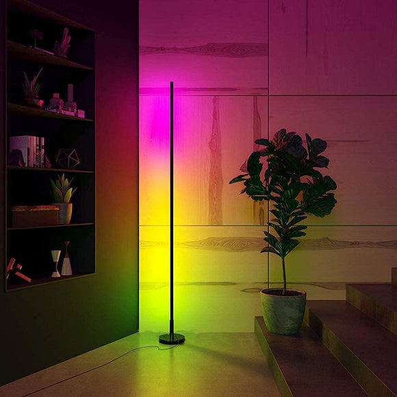 LEDフロアライト フロアランプ フロアスタンド フロアスタンド 間接照明 おしゃれ リモコン付 RGB 変色 調光 調色 無段階調節 高さ150cm 和風 北欧 和室 床置き 玄関 寝室 居間用#85907