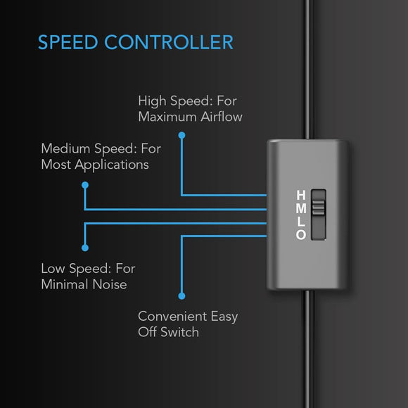 AC Infinity MULTIFAN S1 静音 80mm USB Fan 冷却ファン UL認定済み 受信機 DVR プレイステーション Xbox パソコン キャビネット 冷却 デュアルバージョン#83579