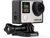 フレームマウント ゴープロ用保護ケース ハウジング シリコンレンズカバー付き Go Pro Hero 4, 3+, 3適用#83232