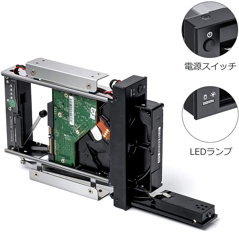 5.25インチベイ CD-ROM 内蔵専用 HDDケース 3.5インチ SATA HDD 5.25インチベイ CD-ROM 内蔵専用 HDDケース 3.5インチ SATA HDD