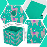 収納ケース ボックス、25.4x25.4x25.4cm、折りたたみ式、ファブリック、1つの金属穴、アレンジクラッター用キューブオーガナイザーと互換性あり、（6個セット）QY-SC16-6#87253