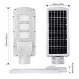 ソーラー街灯 20ｗ 3674lm 183.7lm/w 12000mA/h電池 人感センサーと光センサー リモコン操作 ３種点灯モード ポート取付と壁取付金具付き	HBISL-20W#63877