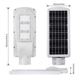 ソーラー街灯 20ｗ 3674lm 183.7lm/w 12000mA/h電池 人感センサーと光センサー リモコン操作 ３種点灯モード ポート取付と壁取付金具付き	HBISL-15W#63888