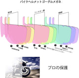 フルフェイスガード オートバイゴーグル 道化師設計 マスクゴーグル 自転車 バイク ヘルメット対応 取り外せる フルフェイスマスク ヘルメットゴーグル 曇り止め UVカット サバイバルゲーム用 フェイスマスク スノボー オフロード装備 収納袋付#	83240