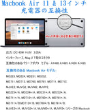 用 電源アダプタ【PSE認証】45W T型 充電器 Macbook用 互換電源アダプタ T字コネクタ MacBook Airの11インチおよび13インチ用 （2012年半ば以降）#87566