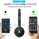 ヘッドセット Bluetooth ヘッドフォン ワイヤレスイヤホン マイク付き ノイズキャンセリング 軽量 快適 Android/ios/PC対応 オンラインWeb skype会議 自宅勤務#48871