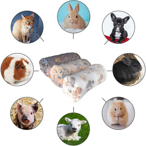 3枚セット ベッド敷物 柔らかい 超吸水ペット用タオル フリース素材 犬猫ペット用 マット タオル あったかい モコモコ 寝具 ベッドフリース かわいい 小型犬 寝心地落ち着く 通気性 (S,60*40cm）#85893
