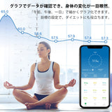 体脂肪計 スマホ連動 専用アプリ健康管理 データ自動グラフ化 #40870