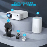 WiMiUS W6 プロジェクター 10000lm 5GWiFi Bluetooth5.0 ネガティブ解像度1920×1080P 4K対応 60FPS 4P&4D台形補正 低遅延 ズーム機能 ホームシアー ホームプロジェクター 天井吊り可 WiFi/Bluetooth/USB/HDMI/AV/3.5mmオーディオ端子対応 SWITCH/パソコン/IOS/Android/DVDなど接続可能 日本語取扱書 専用収納バッグ/清掃キット付き#83795