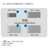 碁盤目試験テスター 1mm・1.5mm・2mm・3mm間隔 塗膜付着力測定 実験用 SISI基板#51114