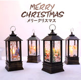 2種類セット クリスマス LED ライトランタン サンタクロース 雪だるま ナカイ クリスマス 飾り 屋外 照明 christmas decoration#85763