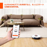 アイライフ A10ロボット掃除機 レーザー＆マッピング 強力吸引力 多様なアプリ機能 マルチフロアマッピング機能 落下防止 衝突防止 (ホワイト)#	72232
