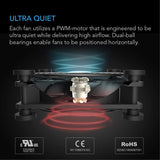AC Infinity MULTIFAN S1 静音 80mm USB Fan 冷却ファン UL認定済み 受信機 DVR プレイステーション Xbox パソコン キャビネット 冷却 デュアルバージョン#83579